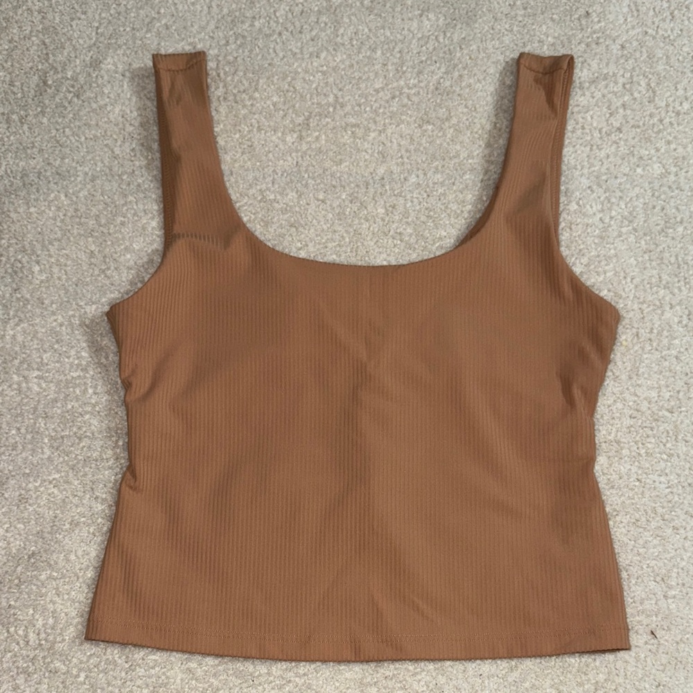 Brown Sleeveless Women's Top